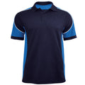 Royal-White-Navy - Front - Alexandra Mens Tungsten Work Polo Shirt