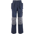 Navy-Grey - Front - Alexandra Womens-Ladies Tungsten Holster Work Trousers