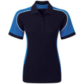 Royal-White-Navy - Front - Alexandra Womens-Ladies Tungsten Work Polo Shirt