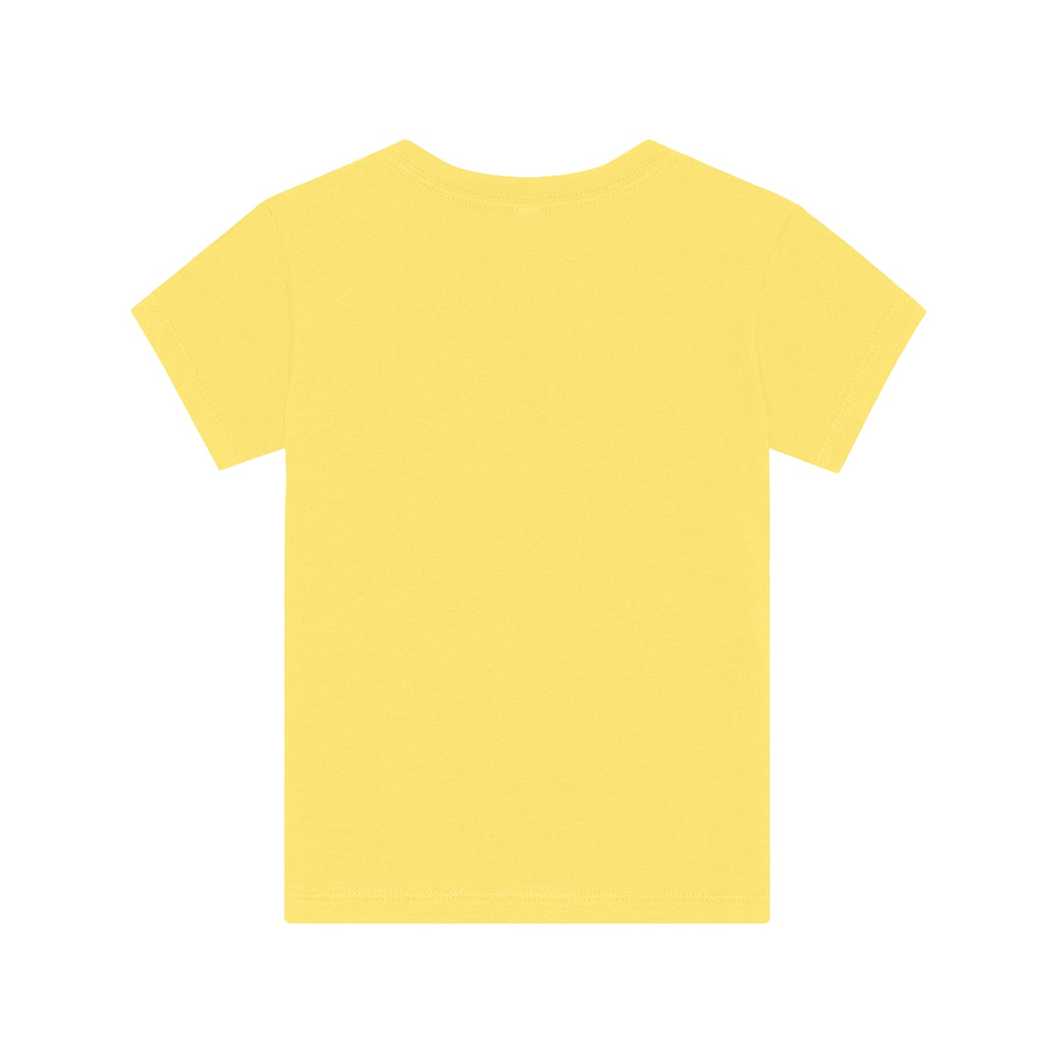 Yellow - Back - Bella + Canvas Toddler Jersey Short Sleeve T-Shirt