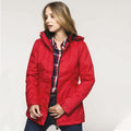 Red - Back - Kariban Womens-Ladies Parka Jacket