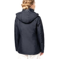 Navy - Pack Shot - Kariban Womens-Ladies Parka Jacket