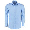 Light Blue - Front - Kustom Kit Mens Long Sleeve Poplin Shirt