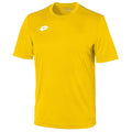 Yellow-White - Front - Lotto Junior Unisex Delta Jersey Short Sleeve Shirt