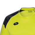 Yellow Neon-Black - Back - Lotto Junior Unisex Cross Long Sleeve GK Kit