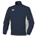 Navy-White - Front - Lotto Junior Unisex Delta Full Zip Sweatshirt