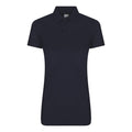 Navy - Front - Pro RTX Womens-Ladies Pro Polyester Polo