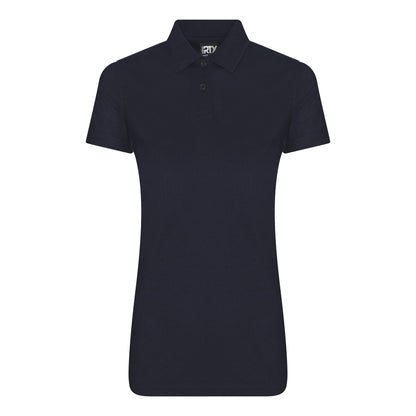 Navy - Front - Pro RTX Womens-Ladies Pro Polyester Polo
