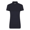 Navy - Front - Pro RTX Womens-Ladies Pro Polyester Polo
