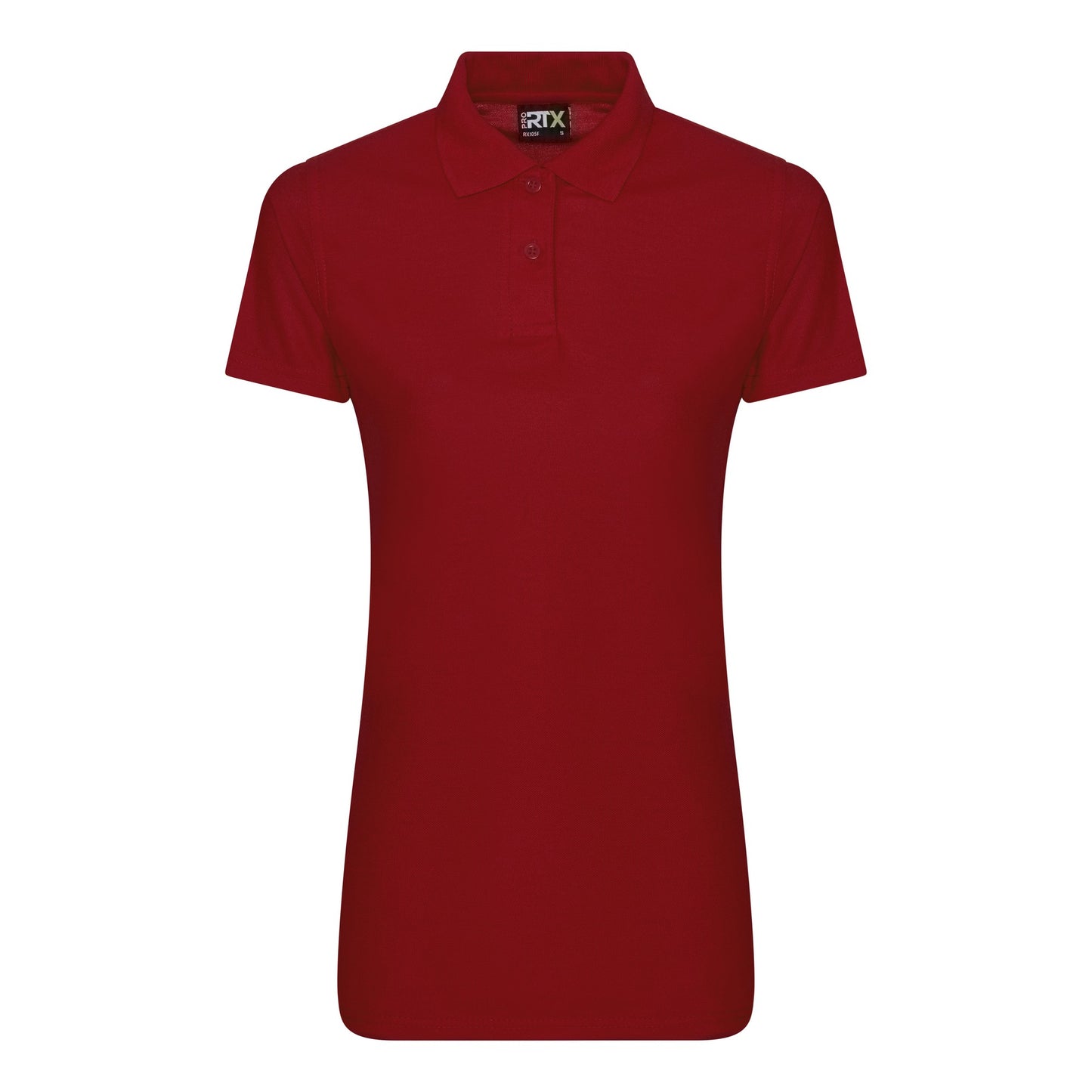 Red - Front - Pro RTX Womens-Ladies Pro Polyester Polo