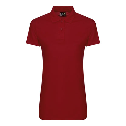 Red - Front - Pro RTX Womens-Ladies Pro Polyester Polo