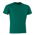 Bottle Green - Front - Spiro Adults Unisex Impact Aircool Tee