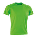 Lime - Front - Spiro Adults Unisex Impact Aircool Tee