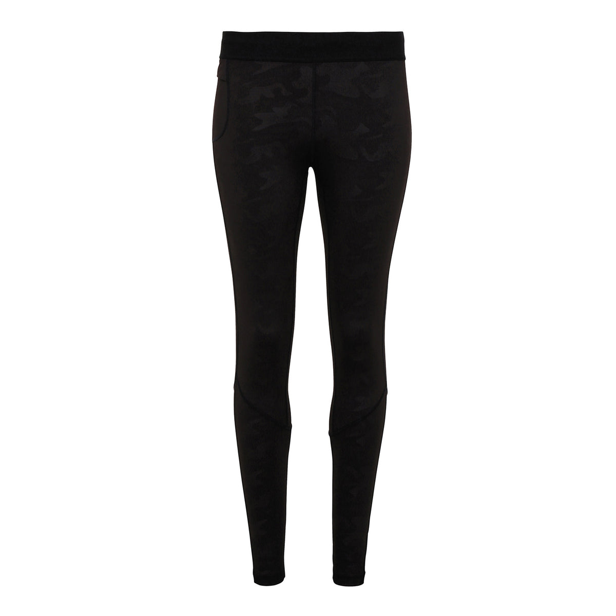 Black Camo - Front - TriDri Mens Training Leggings