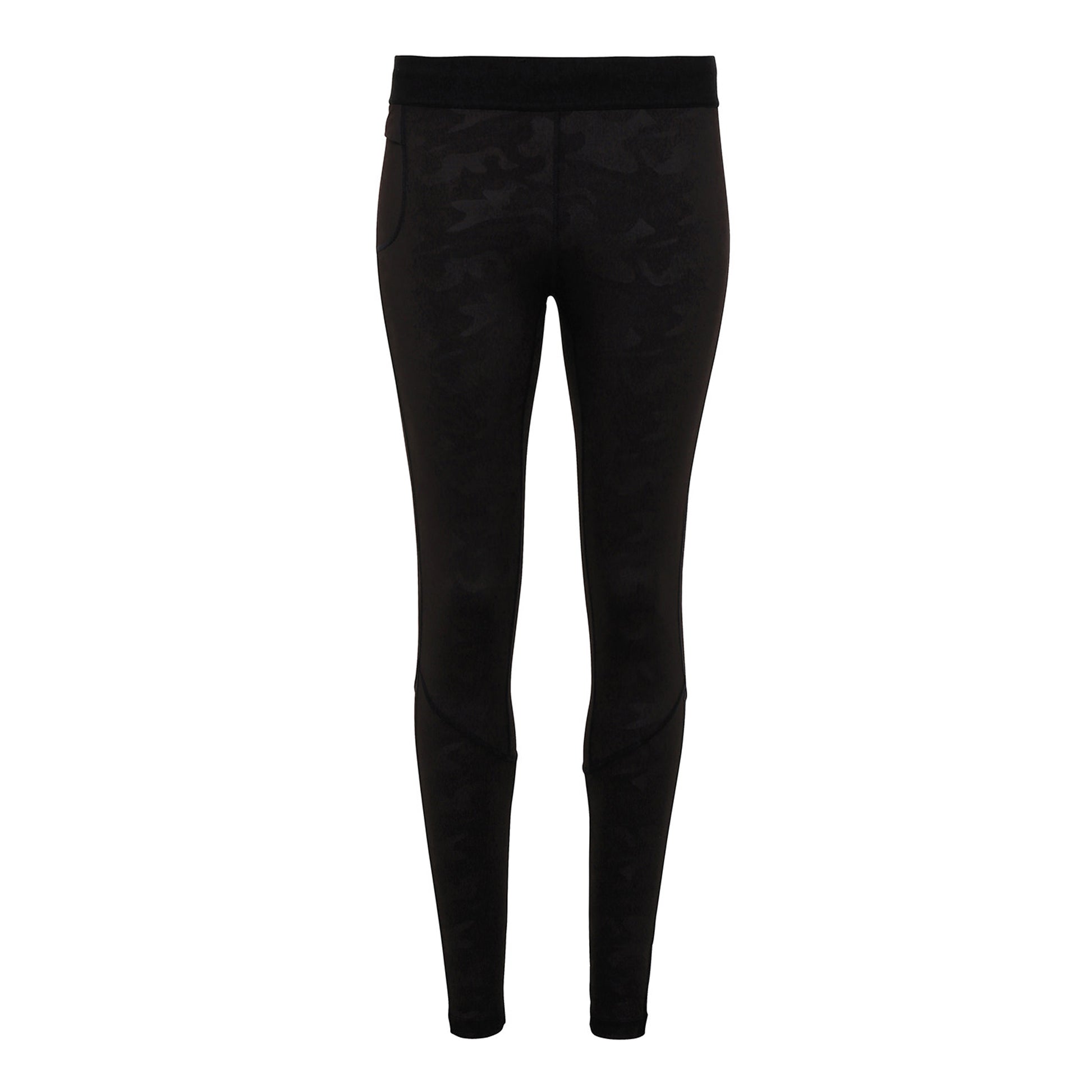 Black Camo - Front - TriDri Mens Training Leggings