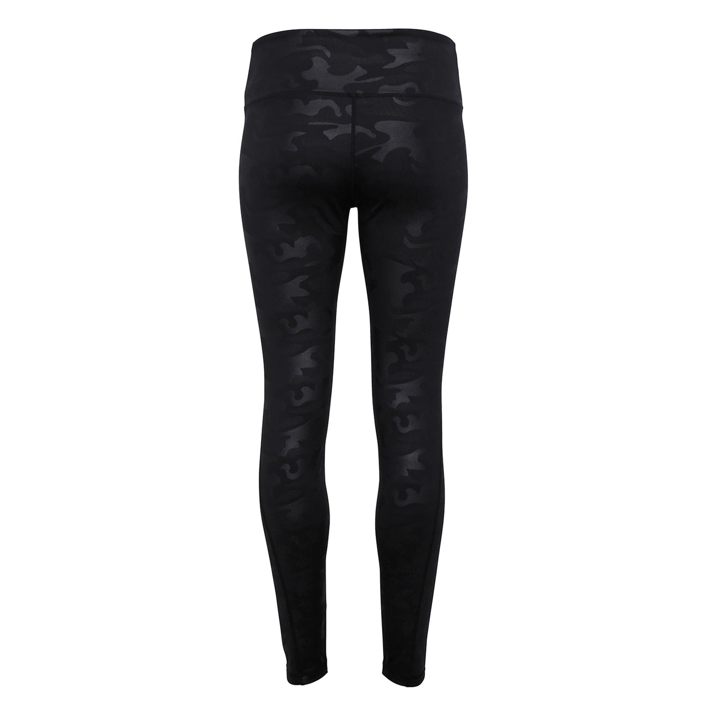 Black Camo - Back - TriDri Womens-Ladies Performance Camo Full-Length Leggings