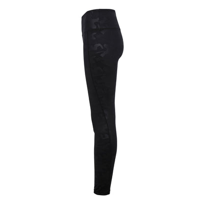 Black Camo - Side - TriDri Womens-Ladies Performance Camo Full-Length Leggings