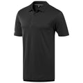 Black - Front - Adidas Mens Performance Polo Shirt