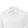 White - Side - Adidas Mens Ultimate 365 Polo Shirt