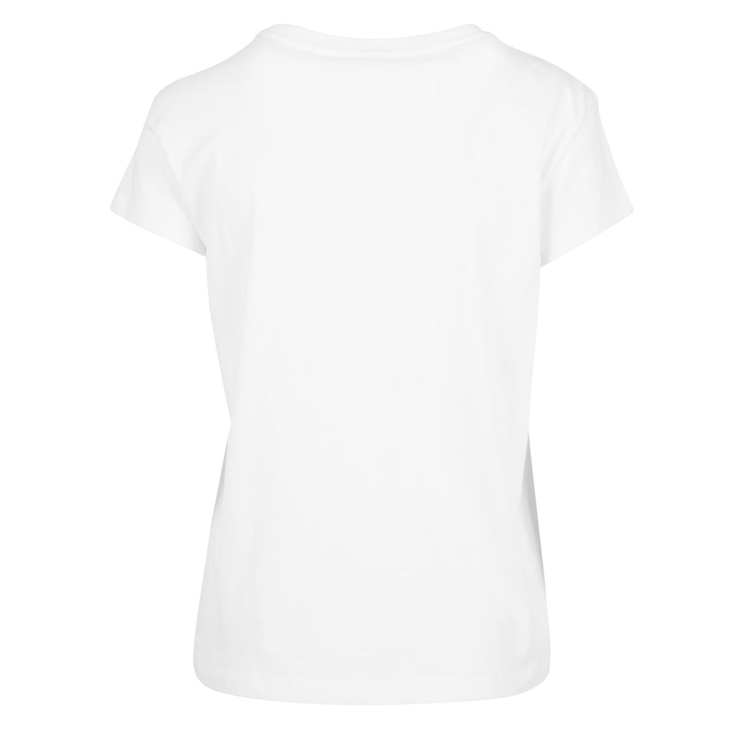 White - Back - Build Your Brand Womens-Ladies Box T-Shirt