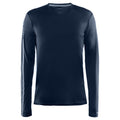 Navy - Front - Craft Mens Mind Long Sleeve T-Shirt