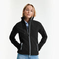 Black - Back - Russell Women-Ladies Bionic Softshell Jacket