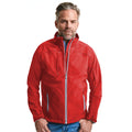 Classic Red - Back - Russell Mens Bionic Softshell Jacket