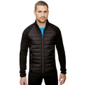 Black- Black - Side - Kariban Proact Mens Dual Fabric Sports Jacket