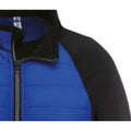 Dark Royal- Black - Back - Kariban Proact Mens Dual Fabric Sports Jacket
