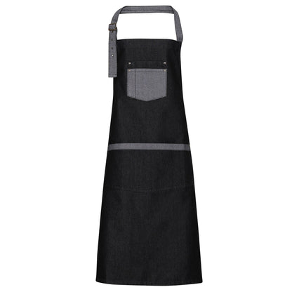 Indigo Denim - Lifestyle - Premier Unisex Domain Contrast Denim Bib Apron