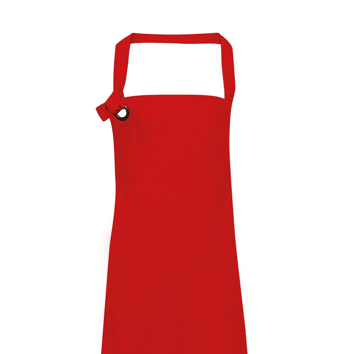 Red - Back - Premier Unisex Calibre Heavy Cotton Canvas Bib Apron