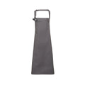 Natural - Front - Premier Unisex Calibre Heavy Cotton Canvas Bib Apron