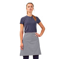 Silver - Back - Premier Unisex Calibre Heavy Cotton Canvas Waist Apron