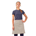 Natural - Back - Premier Unisex Calibre Heavy Cotton Canvas Waist Apron