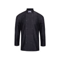 Black Denim - Front - Premier Unisex Denim Chefs Jacket