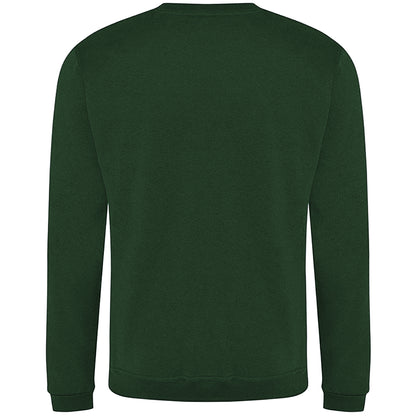 Bottle Green - Back - PRO RTX Mens Pro Sweatshirt