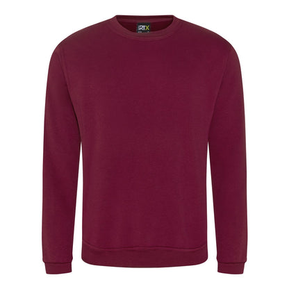 Burgundy - Front - PRO RTX Mens Pro Sweatshirt