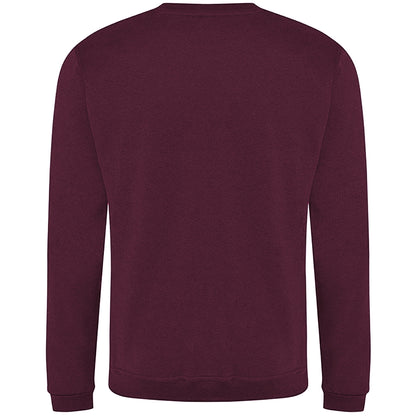 Burgundy - Back - PRO RTX Mens Pro Sweatshirt