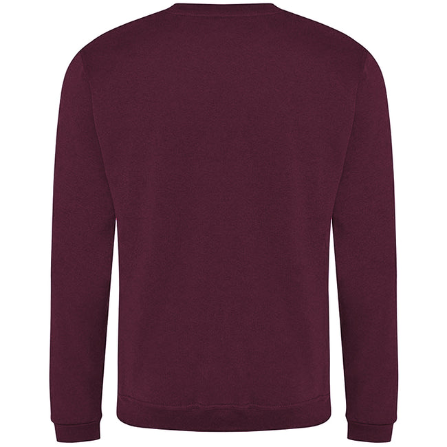Burgundy - Back - Pro RTX Mens Pro Sweatshirt