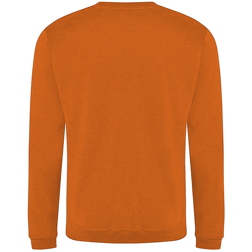 Orange - Back - PRO RTX Mens Pro Sweatshirt