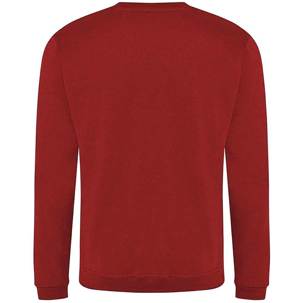 Red - Back - PRO RTX Mens Pro Sweatshirt