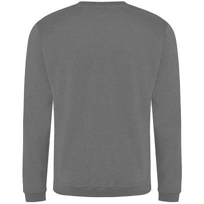 Solid Grey - Back - PRO RTX Mens Pro Sweatshirt