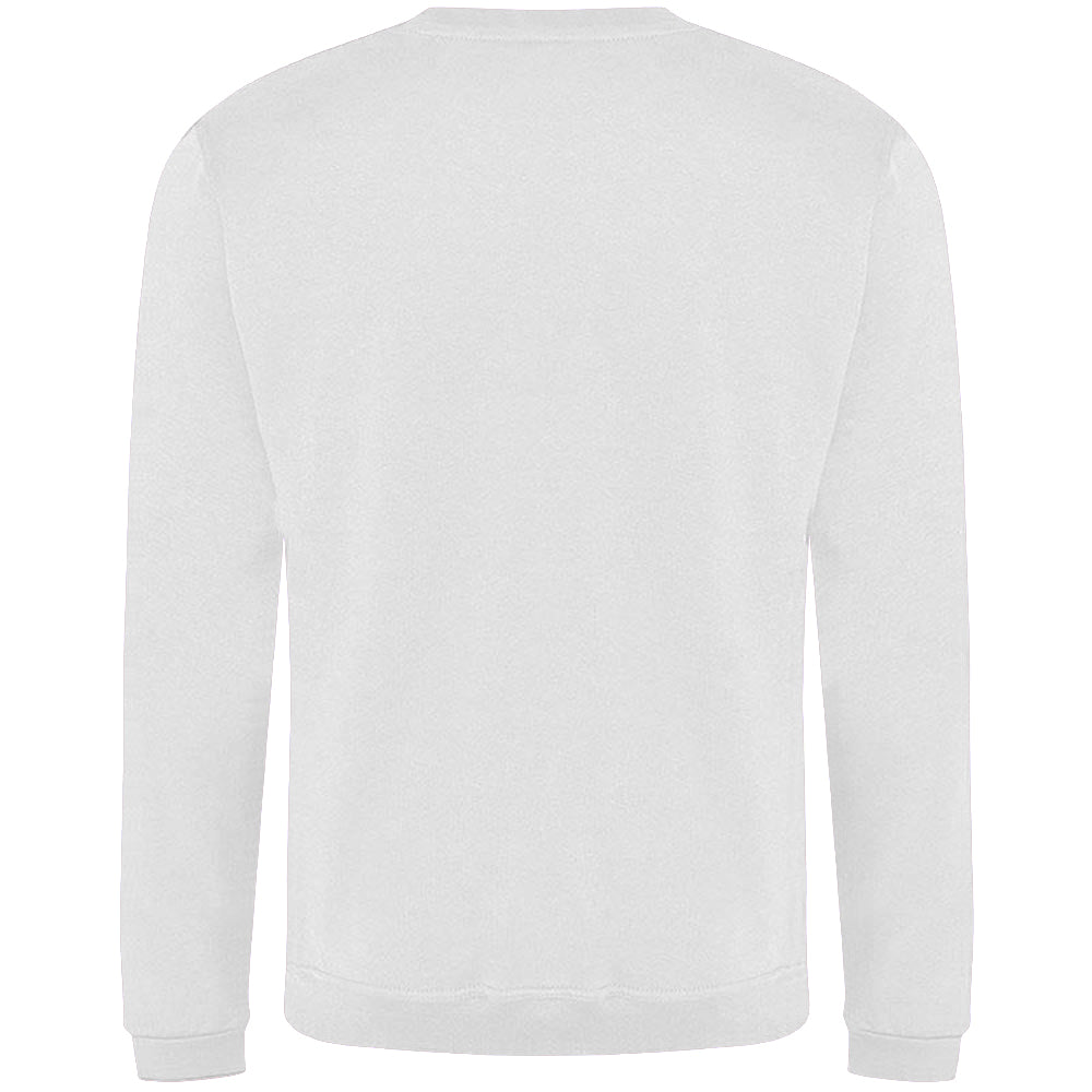 White - Back - PRO RTX Mens Pro Sweatshirt