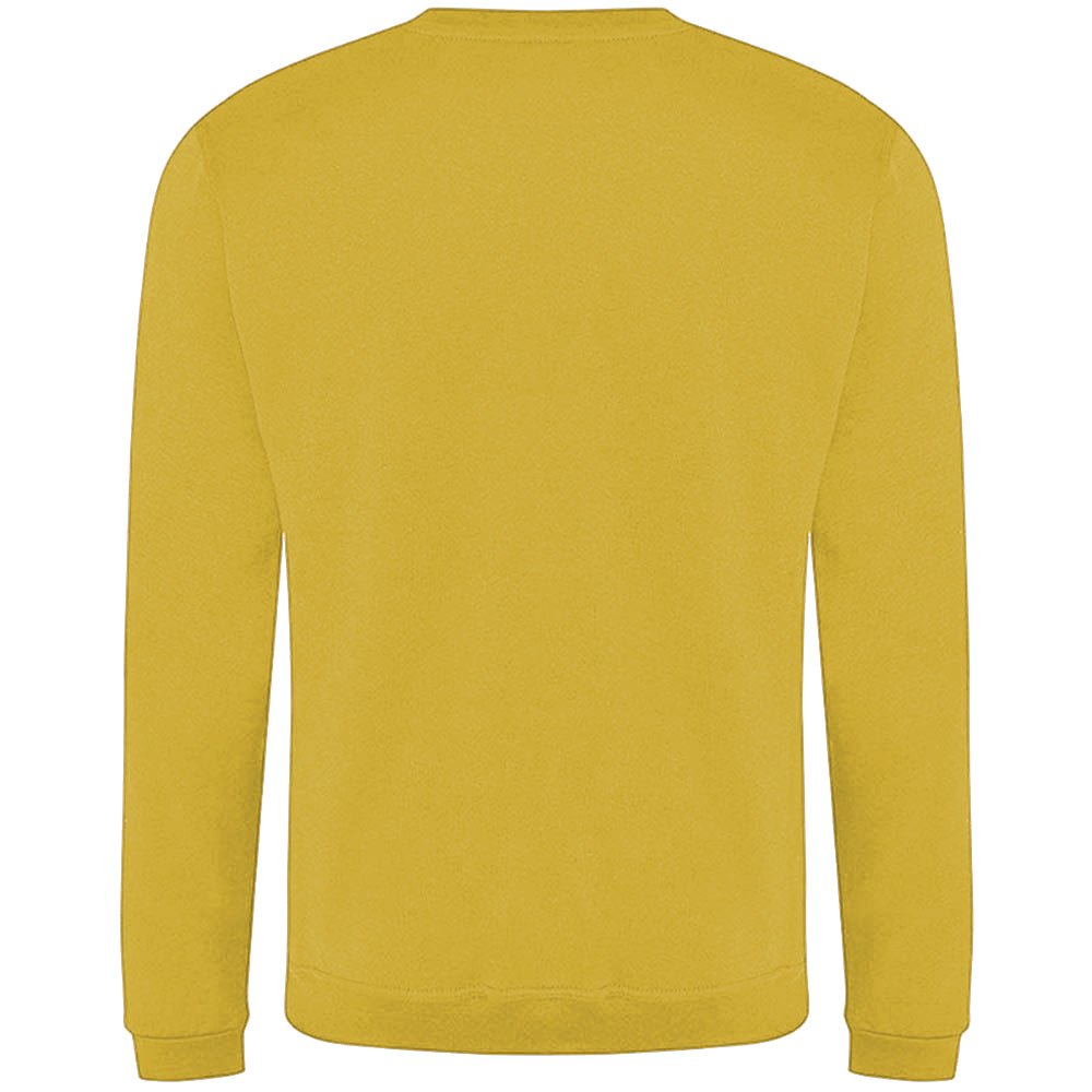 Yellow - Back - PRO RTX Mens Pro Sweatshirt