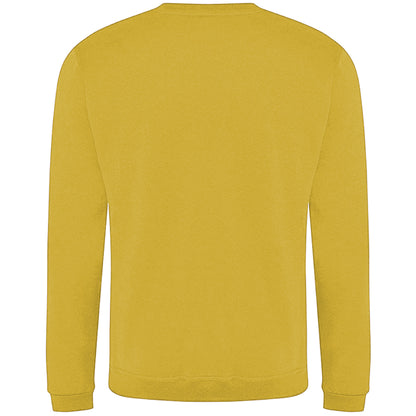 Yellow - Back - PRO RTX Mens Pro Sweatshirt