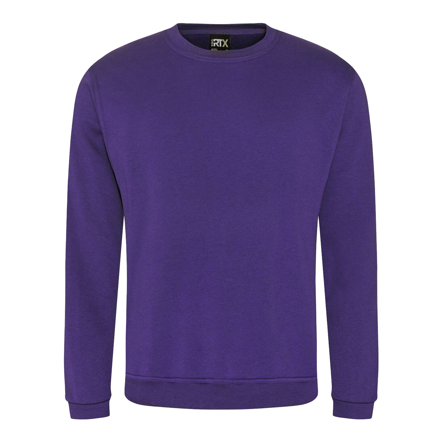 Purple - Front - PRO RTX Mens Pro Sweatshirt
