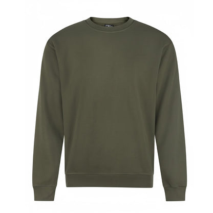 Khaki Green - Front - PRO RTX Mens Pro Sweatshirt