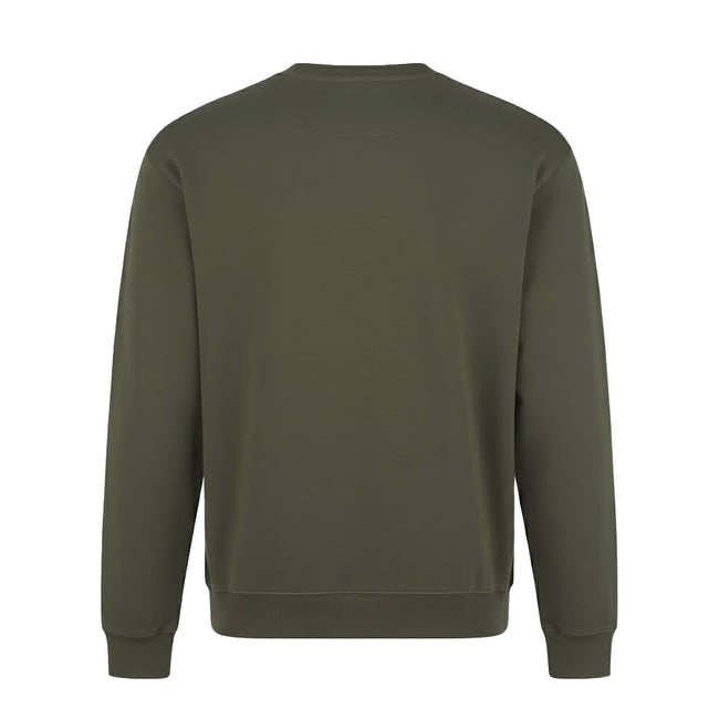 Khaki Green - Back - Pro RTX Mens Pro Sweatshirt