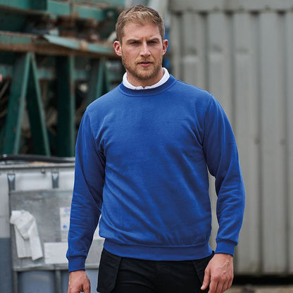 Royal Blue - Back - PRO RTX Mens Pro Sweatshirt