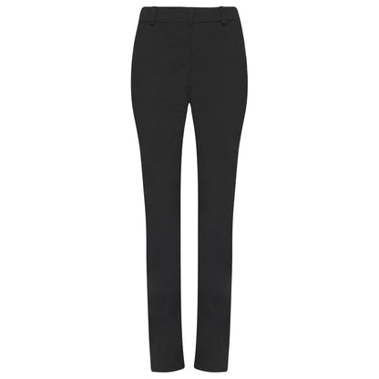 Black - Back - AWDis So Denim Womens-Ladies Lily Slim Chinos
